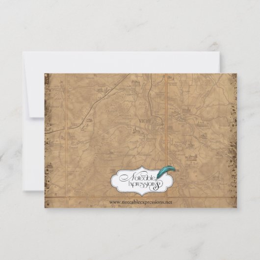  Steampunk Bruid Bruiloft Reactie Kaart (Achterkant)