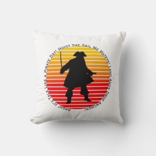 Steampunk Buccaneers praten als een piraatdag Argh Kussen