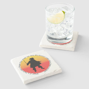 Steampunk Buccaneers praten als een piraatdag Argh Stenen Onderzetter