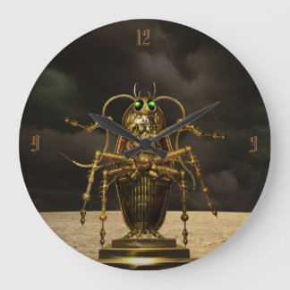 Steampunk Bug Clock Grote Klok