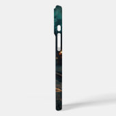 Steampunk Bulldog Stationmaster Portret Case-Mate iPhone Case (Achterkant / Links)