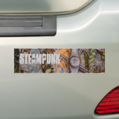Steampunk Bumpersticker (Op auto)