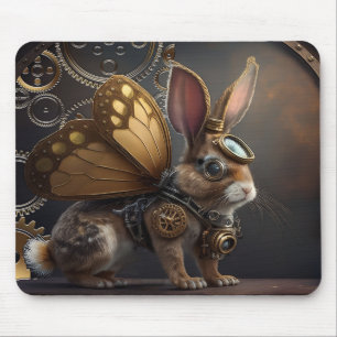 Steampunk Bunny Muismat