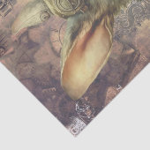 Steampunk Bunny Rabbit Tissuepapier (Detail)