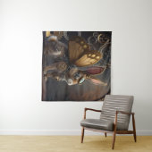 Steampunk Bunny Wandkleed (In Situ (horizontaal))