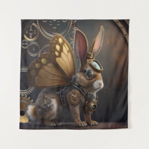 Steampunk Bunny Wandkleed