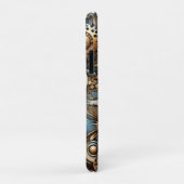  Steampunk Butterflies Monogrammed Case-Mate iPhone Case (Achterkant/rechts)