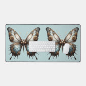 Steampunk Butterfly Desk Mat (Keyboard & Muis)