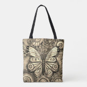 Steampunk Butterfly Draagtas (Achterkant)