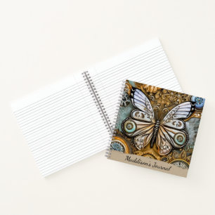 Steampunk Butterfly Notitieboek