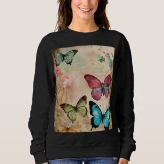 Steampunk Butterfly Skull – Luxury Abstract Street Trui