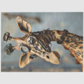 Steampunk camel geared decoupage tissuepapier (Voorkant)