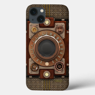  Steampunk-camera #1D (De Luxe!) iPhone 13 Hoesje