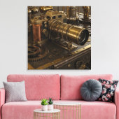 Steampunk Camera Canvas Art Afdruk (Insitu (Woonkamer))