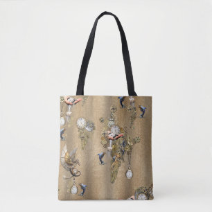 Steampunk - Canvas tas met sculptuur