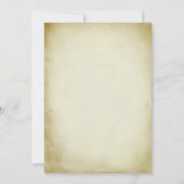 Steampunk Carnival Masquerade Weddenschap Kaart (Achterkant)