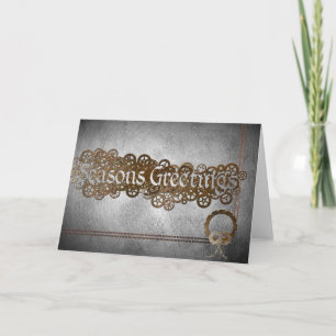 Steampunk - Carte Joyeuses Fêtes
