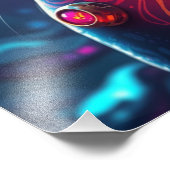 Steampunk Cat Foto Afdruk (Hoek)