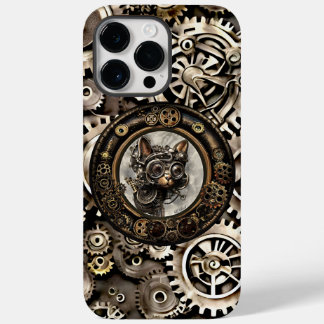 Steampunk Cat Goggles - iPhone X 14 PRO MAX Hoesje