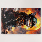 Steampunk Cat II Legpuzzel (Horizontaal)