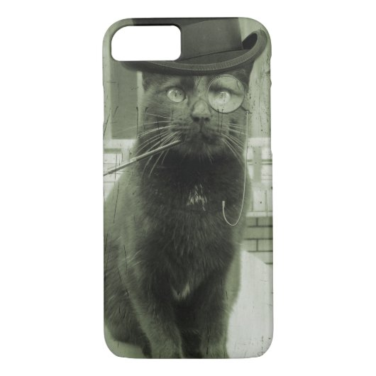  Steampunk Cat iPhone Case (Achterkant)