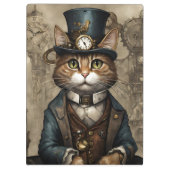 Steampunk Cat Klembord (Achterkant)