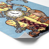 Steampunk Cat Poster (Hoek)
