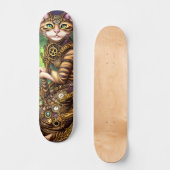 Steampunk Cat Skateboard (Voorkant)