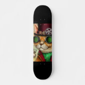 STEAMPUNK CAT SKATEBOARDS (Voorkant)