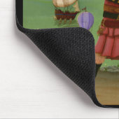 Steampunk Cat Victoriaans Gothic Fantasy Mousepad Muismat (Hoek)