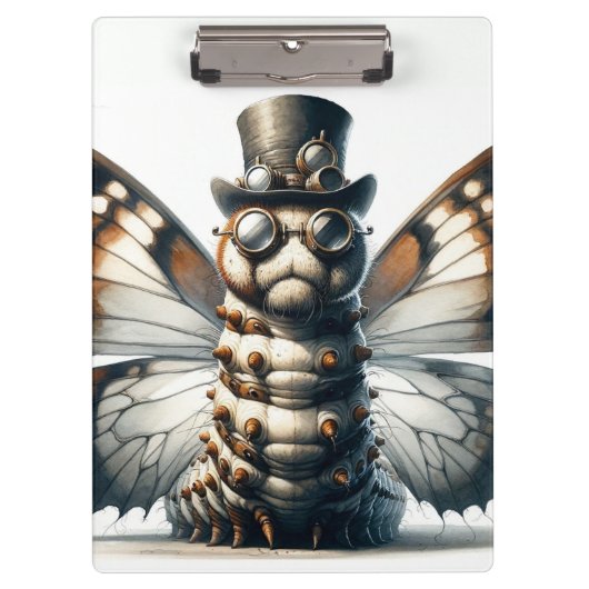 Steampunk Caterpillar Klembord (Voorkant)