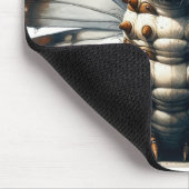 Steampunk Caterpillar Muismat (Hoek)