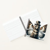Steampunk Caterpillar spiraal Notitieboek (Binnen)