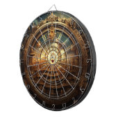 Steampunk Celestial Dartboard Dartbord (Voorkant Rechts)