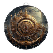 Steampunk Celestial Dartboard Dartbord (Voorkant)