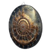 Steampunk Celestial Dartboard Dartbord (Voorkant Rechts)