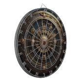 Steampunk Celestial Dartboard Dartbord (Voorkant Links)