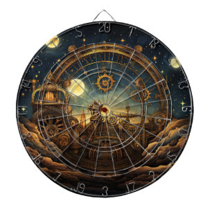 Steampunk Celestial Dartboard Dartbord