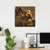 Steampunk - Ceris Telescopic Dreams Poster (Thuiskantoor)