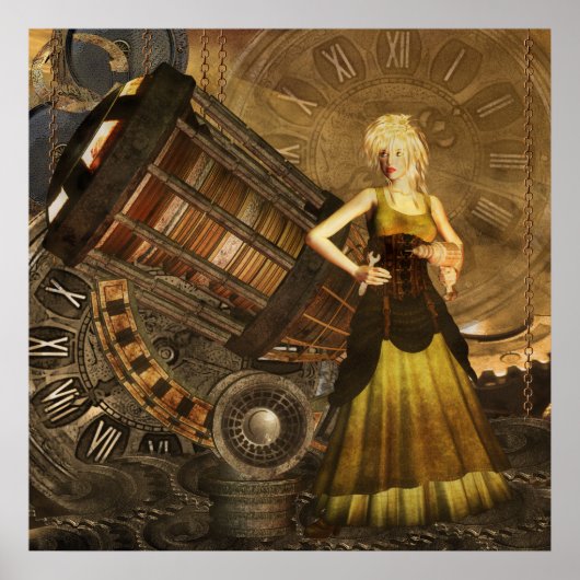 Steampunk - Ceris Telescopic Dreams Poster (Voorkant)