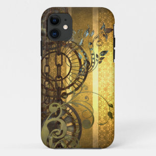 Steampunk Chains en Florals iPhone 11 Hoesje