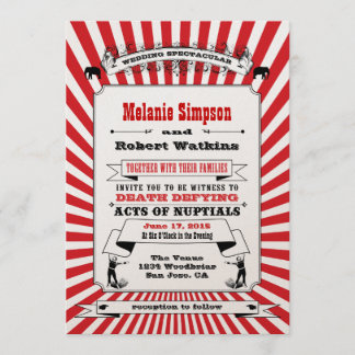 Steampunk Circus Weddenschap Rood Kaart