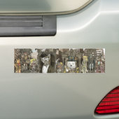 Steampunk City Bumpersticker (Op auto)