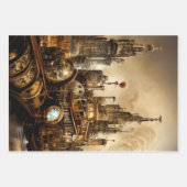 Steampunk City Inpakpapier Vel (Voorkant 3)