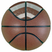 Steampunk Clock- en Turquoise-Rozen op gestreept Basketbal (Rechts)