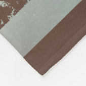 Steampunk Clock- en Turquoise-Rozen op gestreept Fleece Deken (Hoek)