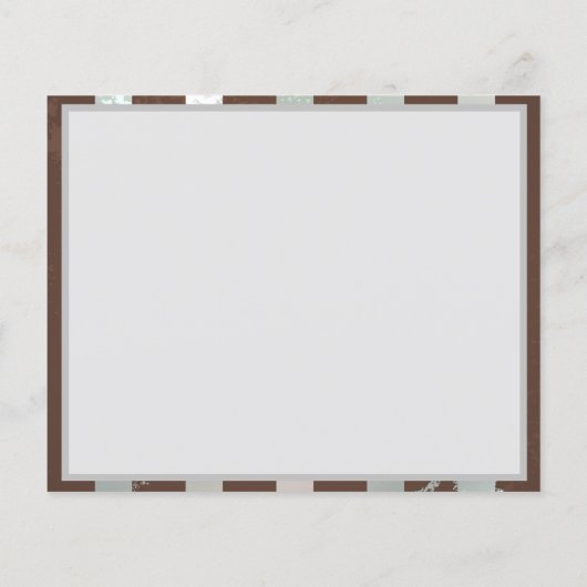 Steampunk Clock- en Turquoise-Rozen op gestreept Flyer (Achterkant)