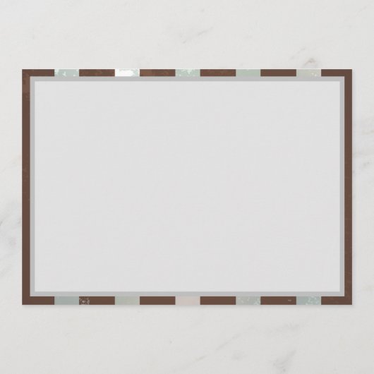 Steampunk Clock- en Turquoise-Rozen op gestreept Programma (Achterkant)