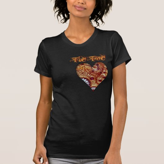 Steampunk Clock Heart Shirt (Voorkant)