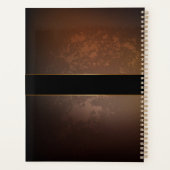 Steampunk clock with antique gears planner (Achterkant)